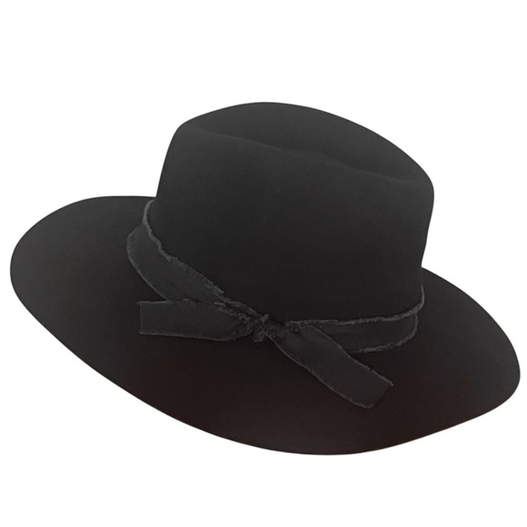 Prairie Boho Cottagecore Western 100% Wool Rancher Hat New Olive Pique Kaia Blk main image 11